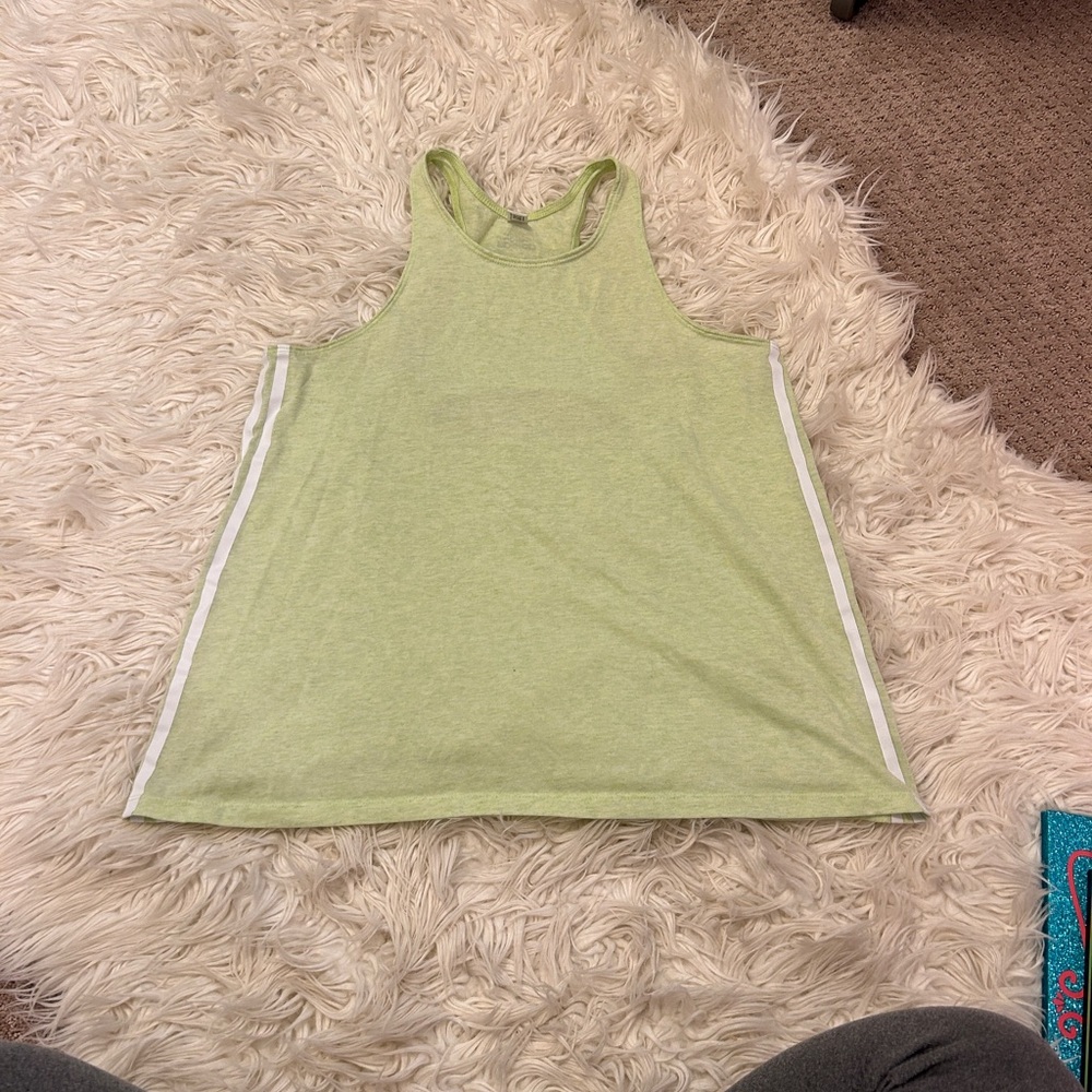 Neon adidas tank top